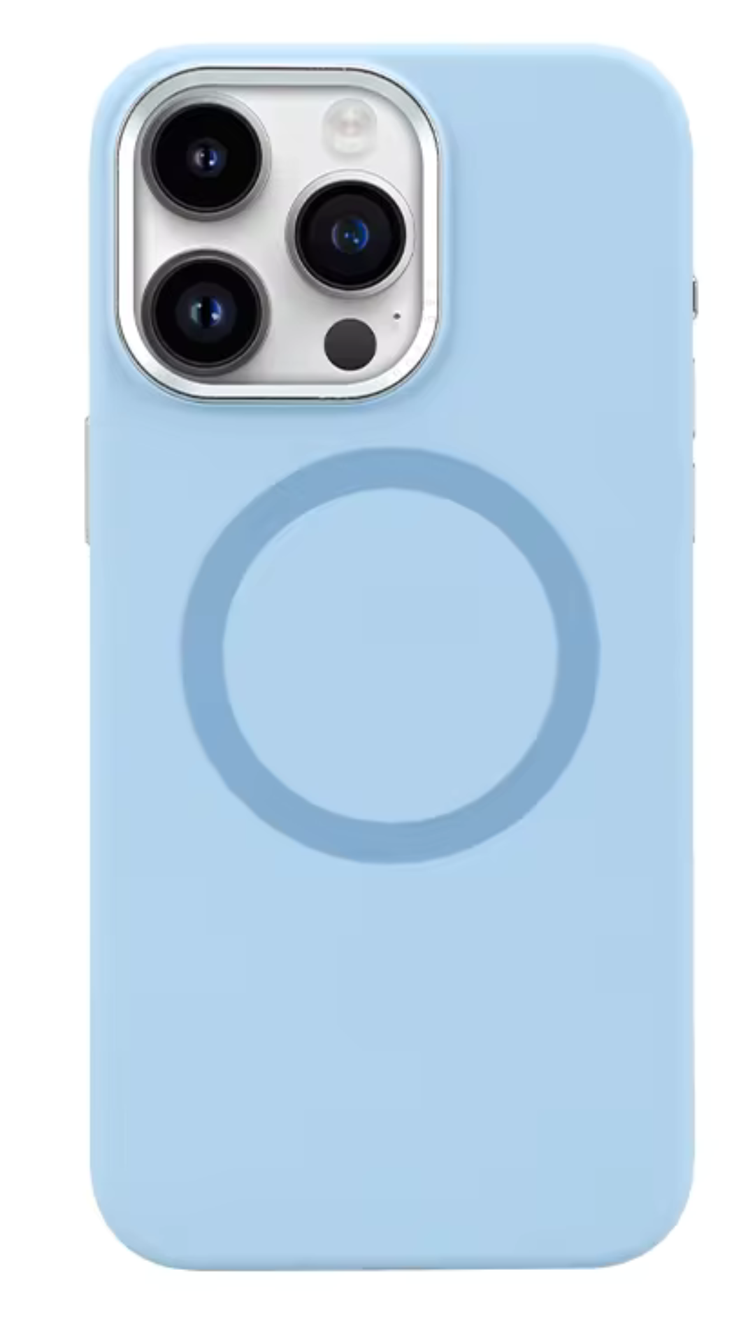 Étui en silicone avec MagSafe pour iPhone 14 Pro