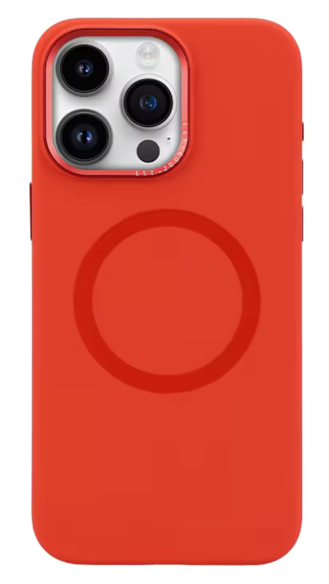 Étui en silicone avec MagSafe pour iPhone 13 Pro Max